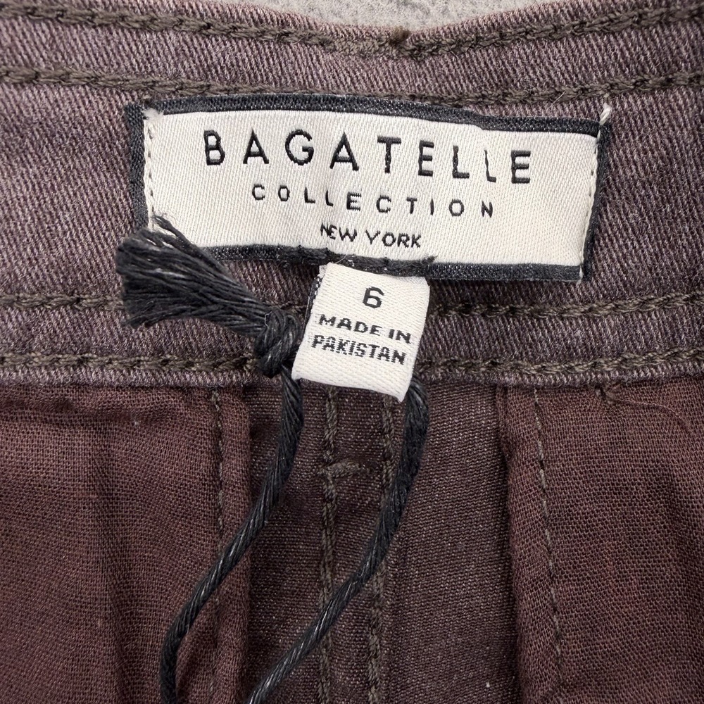 NWT Bagatelle Collection Wide Leg Jeans Size 6 Chocolate Brown High Waist 31" - Picture 4 of 13